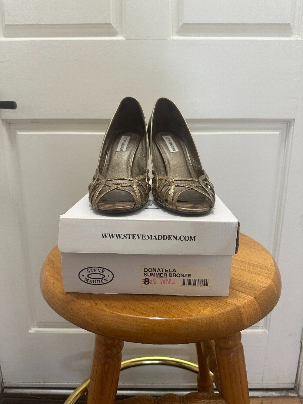Steve Madden Women's Heels Donatella Summer Bronze, Women's Size 8